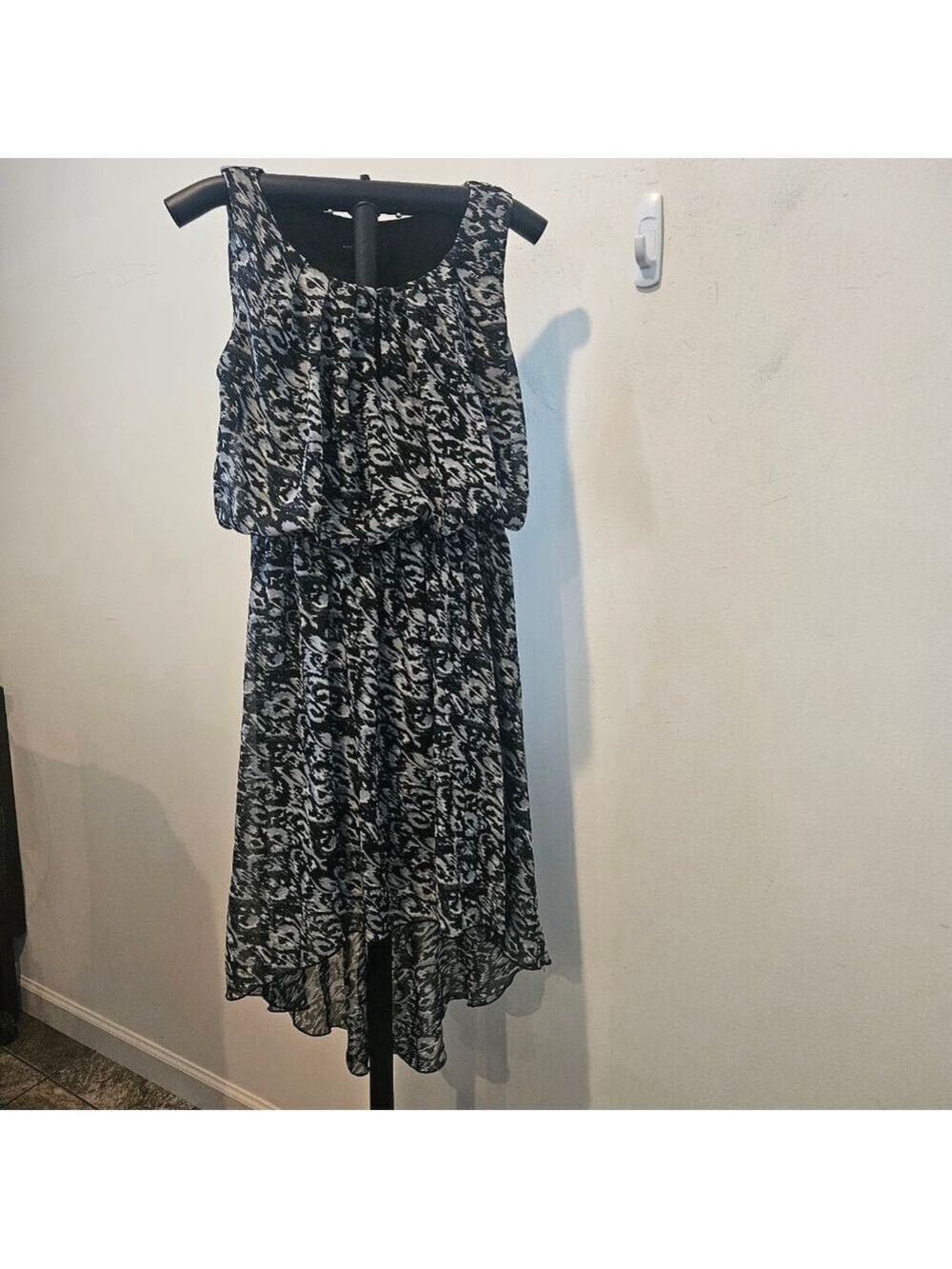 Women's Marc New York Marc New York High-Low Dress Size S Black & White - Picture 3 of 8
